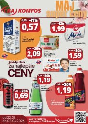 CBA Komfos leták  s platnosťou 22. 5. - 2. 6. 2026 