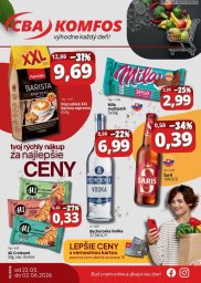 CBA Komfos leták  s platnosťou 22. 5. - 2. 6. 2026 Výhodná ponuka