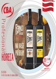 CBA Komfos leták  s platnosťou 1. 9. - 30. 9. 2026 Horeca & Gastro - VEĽKOOBCHOD